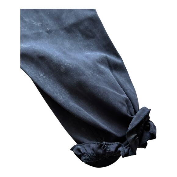 JoyLab Gray Leggings Ruffle Bottom Size L - Picture 5 of 5